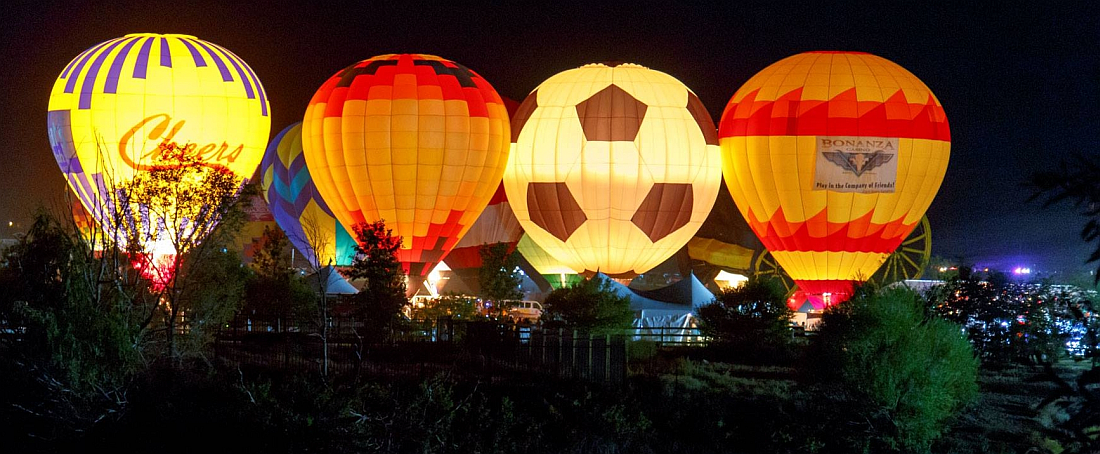 Night hot deals air balloon rides